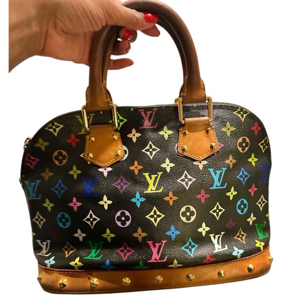 Louis Vuitton
Multicolore Monogram Alma PM Vintage - black gently worn